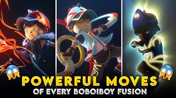 Powerful Moves of Every Boboiboy Fusion [HINDI]