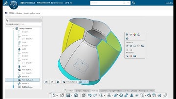 CATIA xDesign Video Tutorial Mechanical Part 3 Surface Blower
