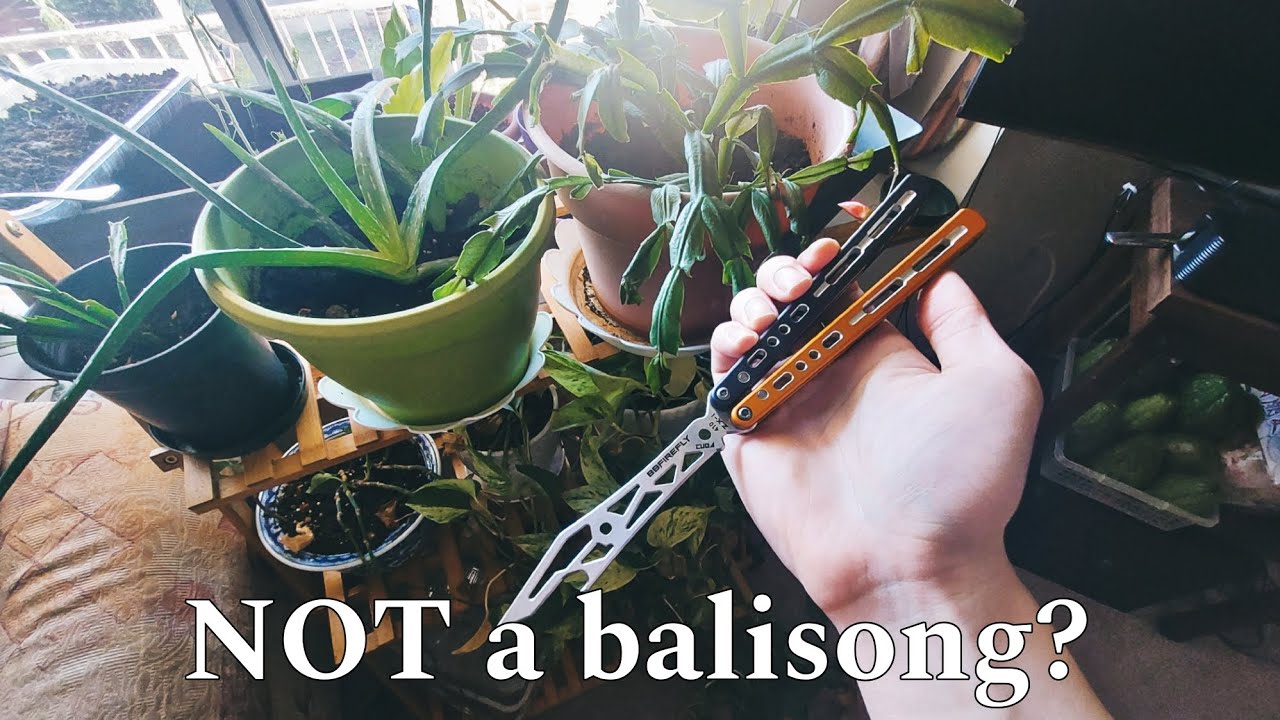 The BBFirefly is NOT a balisong?