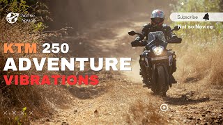 Vibrations on KTM 250 adventure #ktm250adventure #ktm #ktmindia
