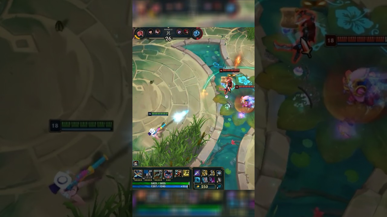 Caitlyn 1v2 Outplay in Arena! Lulu & Katarina Deleted 