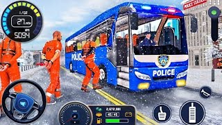 Police Bus Driving Simulator - Ultimate Cop Bus Prisoner Transporter Driver - Android GamePlay screenshot 2