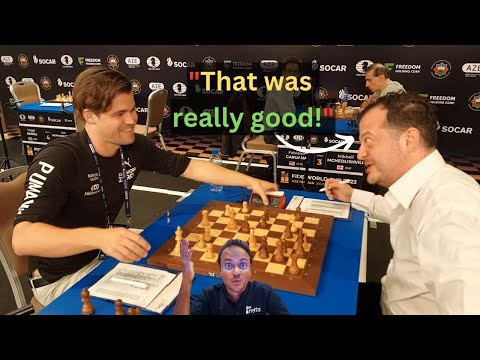 #1 Chess Player Magnus Carlsen is shocked at his opponents 'God Level move'  : r/PublicFreakout