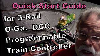 816-6/10❇️Quick-Start Guide to NCE 3-Rail DCC O-Gauge Programmable Train Controller❇️ Setup & Blink