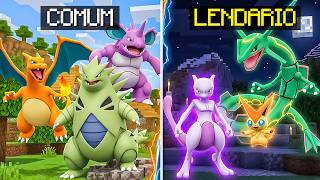 Fiz uma BATALHA de POKÉMON COMÚM vs LENDÁRIO no PIXELMON no MINECRAFT