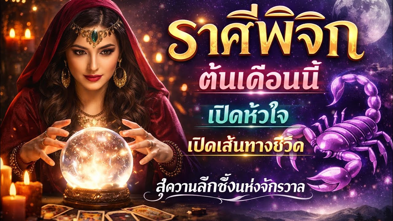 ราศีพิจิก ต้นเดือน 2569 | สัญญาณจักรวาลชัด ดวงกำลังพาไปสู่เส้นทางใหม่