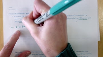 Word Problems (Slope-Intercept Form)