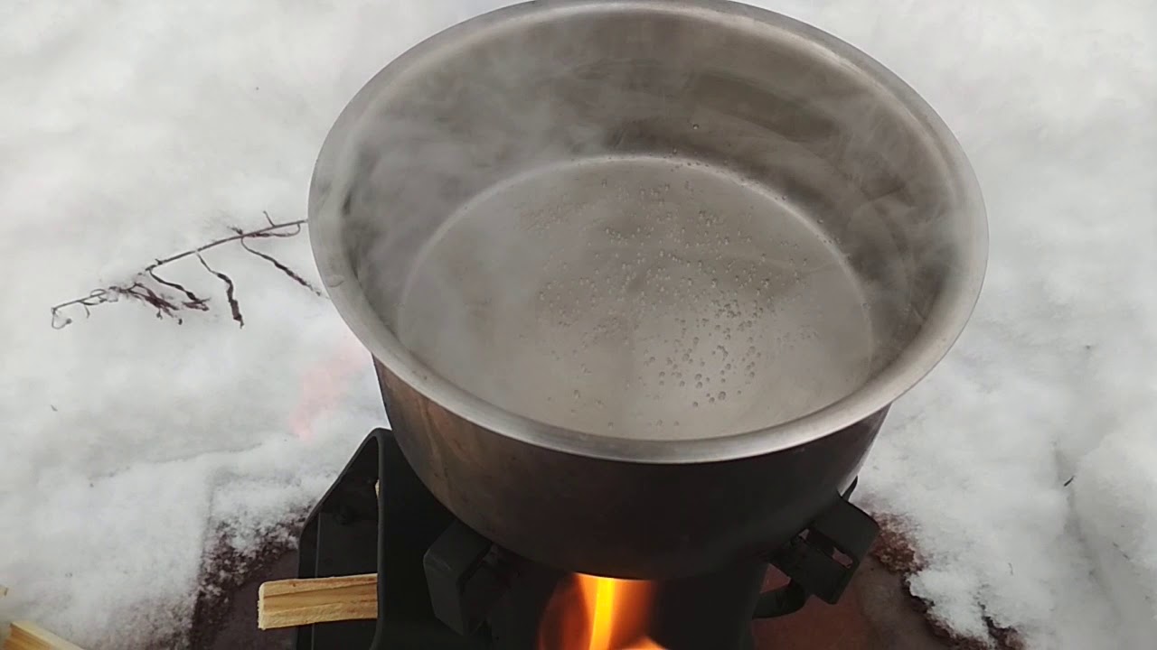 Походная печка дымок
