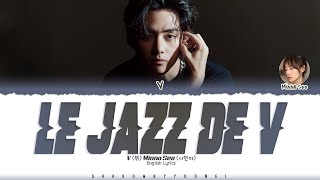 BTS V & Minna Seo 'Le Jazz de V' Lyrics #2023BTSFESTA [Color Coded_Eng] | ShadowByYoongi Resimi
