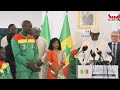 Remise du drapeau national à la délégation sénégalaise aux Jeux mondiaux  spécial Olympics