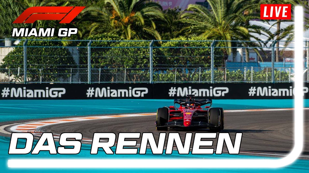 F1 LIVE 🔴 RENNEN - MIAMI GP - DEUTSCH