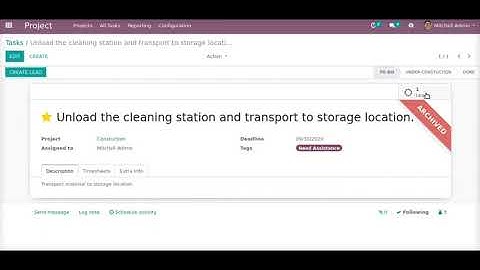 How To Create Lead From Task | Odoo Apps Features | Odoo App version 15 | #task #lead #odoo