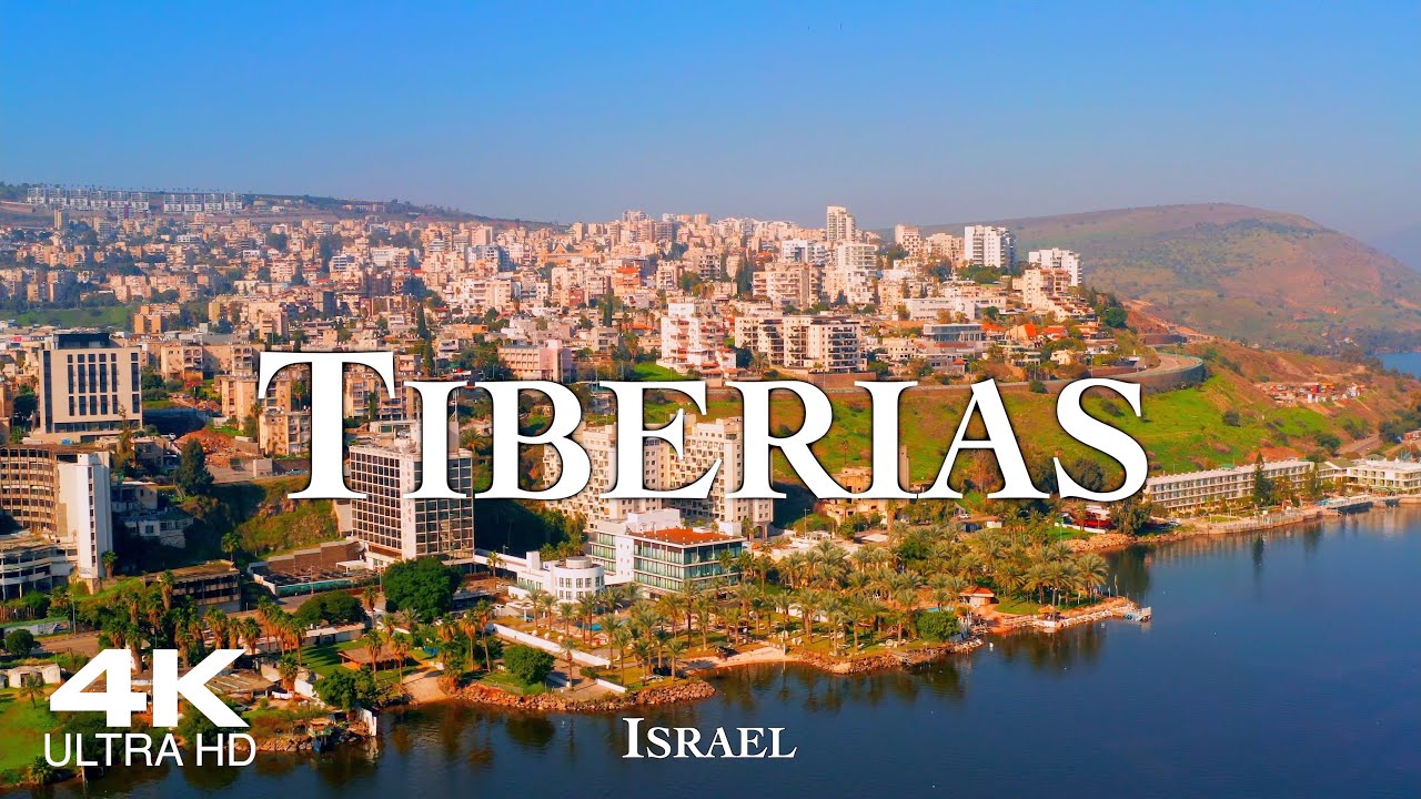 TIBERIAS 🇮🇱 Drone Aerial 4K טְבֶרְיָה ISRAEL מדינת ישראל