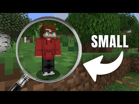 Minecraft Speedrun, But I'm Small!