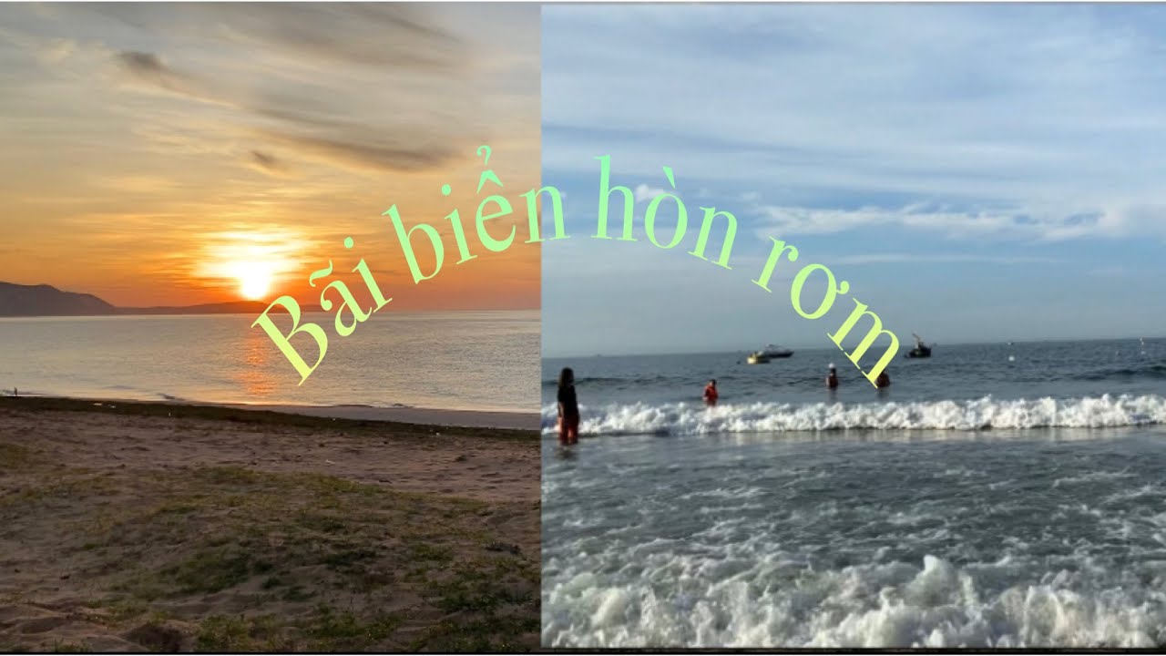 Bãi biển hòn rơm- mũi né - YouTube