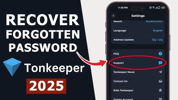 [FIXED] How to Recover Forgotten Passcode on TonKeeper Wallet (2025)