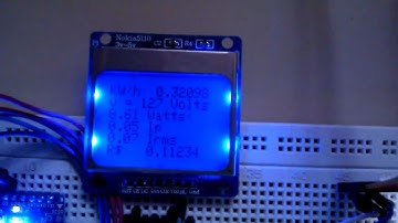 Deal Extreme LCD Nokia 5110, 20A ACS712, with Arduino Nano