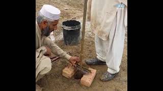 WE HAD TO  DIG DEEP TO BRINK THE WATER TO THIS ViLLAGE