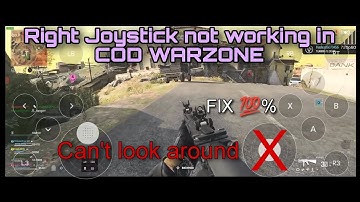 How to fix Right Joystick not working in COD Warzone PC or Android Nvidia GeForce Now