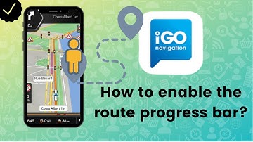 How to enable the route progress bar function in IGO Navigation?