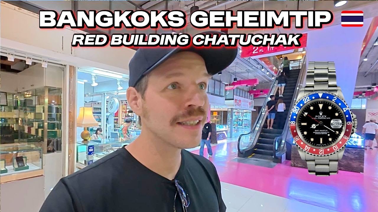 Bangkoks Red Building – Vintage Rolex, besondere Schätze & echter Straßenflair.