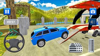 Transporting Prado Car in Trailer Truck - Cargo Helicopter Car Transport - Android Gameplay screenshot 5
