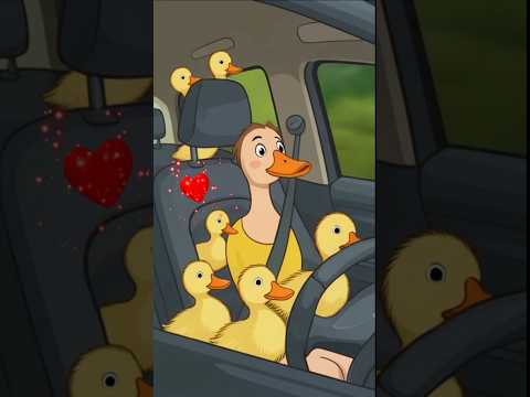 Mama Duck On The Road Her Little Ducklings Join The Cutest Ride Ever Viral Cute Shorts 
