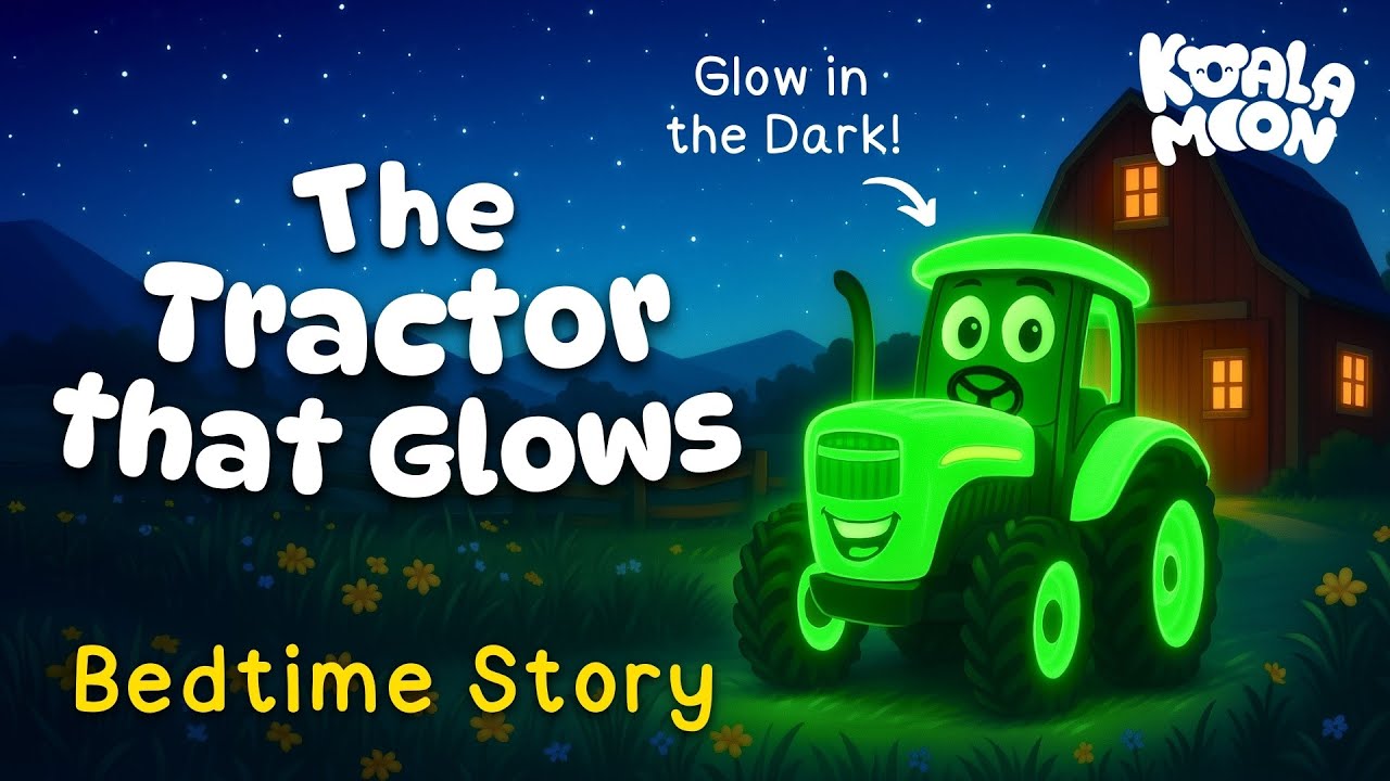 Nightlight The Sleepy Tractor 🚜🥱 PERFECT Bedtime Stories For Kids & Toddlers | Tractor Sleepy Story