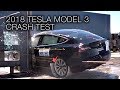 Tesla Model 3 (2018) Side Pole Crash Test