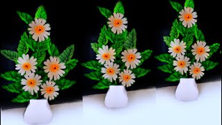 how to make a beautiful flower for home decoration / how to make flower at home easy