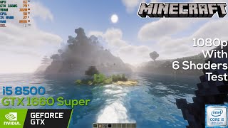 Minecraft 1.20.1   6 Shader Test: i5-8500   GTX 1660 Super 1080p