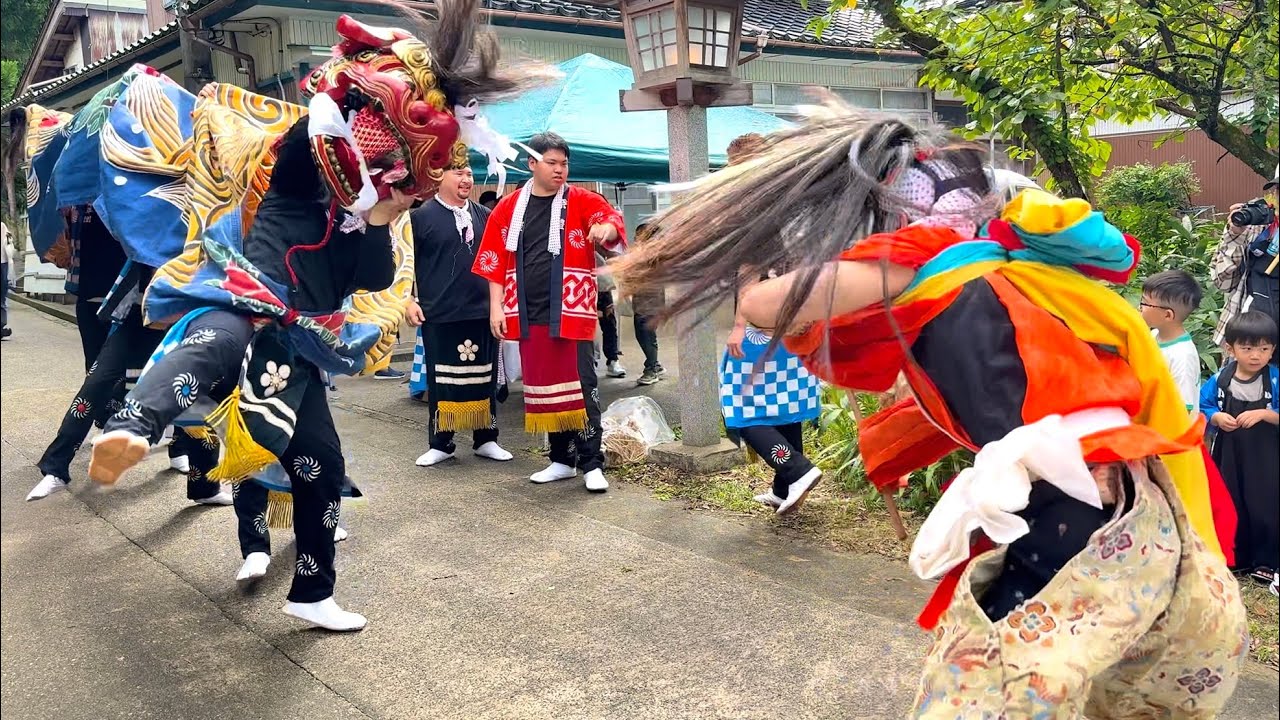 堀田の獅子舞 2025 ① - YouTube