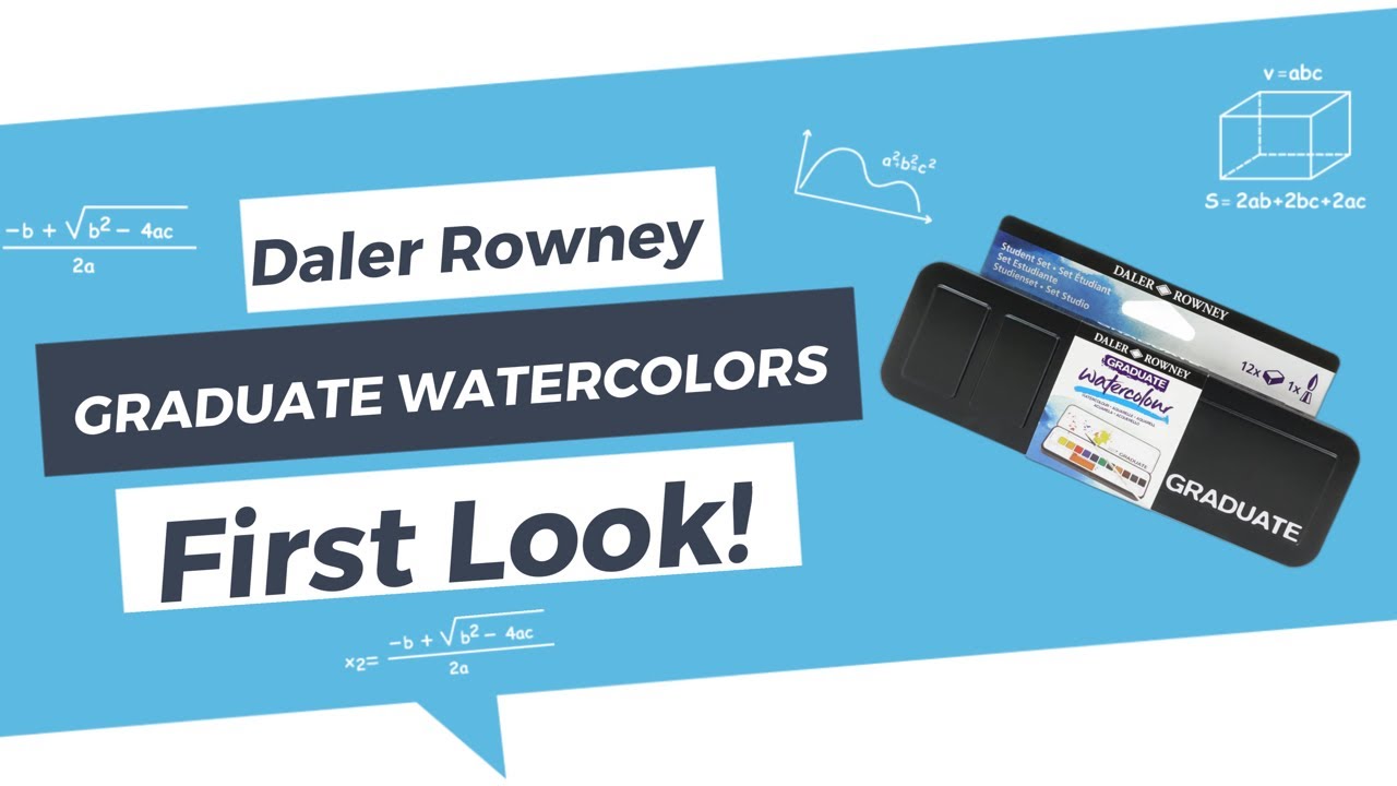 Выпускные акварели Daler Rowney, первый взгляд
