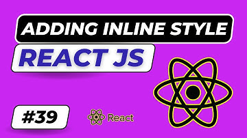 Inline Styling in React js | how to add inline style in react component | #lazzycodetech 39