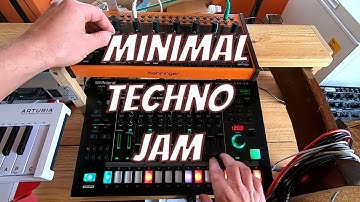 Roland TR-8S Behringer Crave minimal techno jam @dasarvy