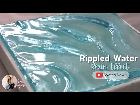 You Won’t Believe How I Made This Rippled Water Effect In Resin