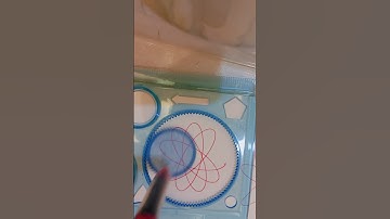 Spirograph Drawing Tutorial | Easy & Satisfying Geometric Art #shorts #satisfying #art #drawing