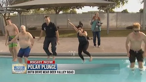 VIDEO: Kim Quintero takes the Peoria Polar Plunge ...