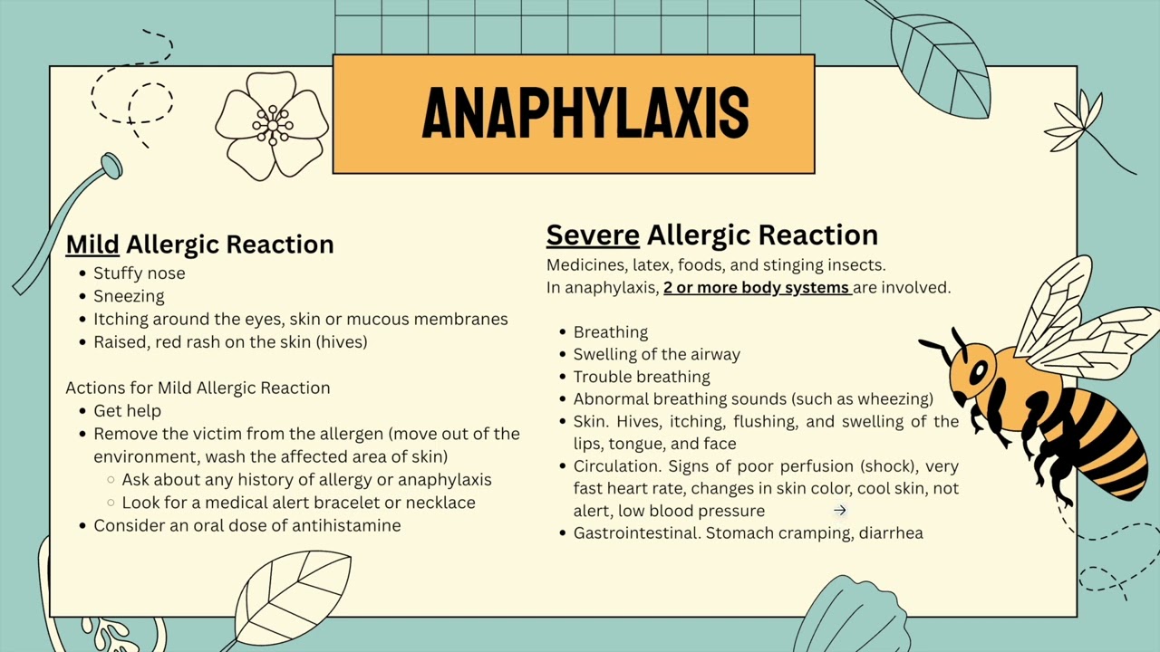 BLS certification Part 15 / ANAPHYLAXIS / Other Life-Threatening Emergencies