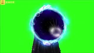 Magical Shield Blocking Warframe Bullets With Sparks Free Green Screen