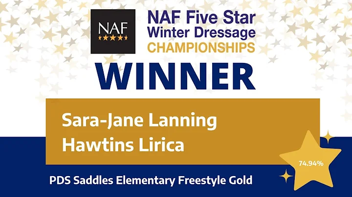 #NAFWDC2021 PDS Saddles Elementary Freestyle Gold ...