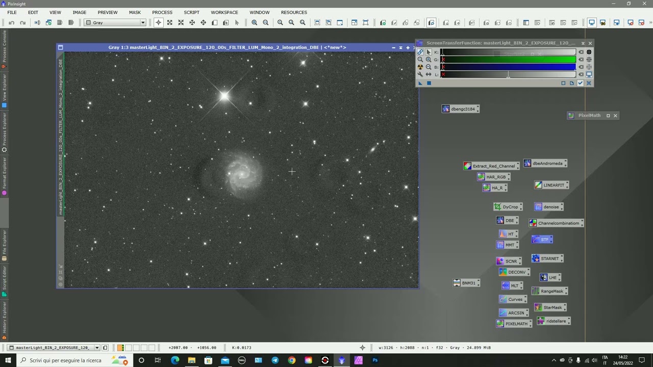 Pixinsight - Come creare un flat sintetico