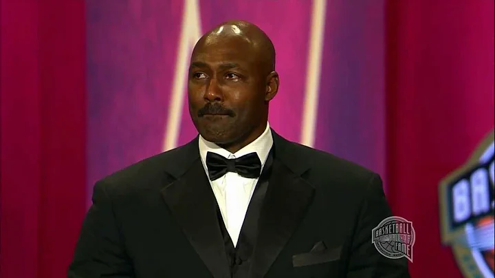 Karl Malone's Basketball Hall of Fame Enshrinement...