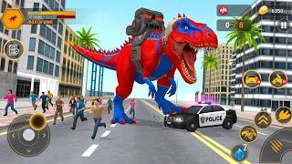 Dino City Rampage Simulator - Chaos Dinosaur Games - Best Gameplay screenshot 2