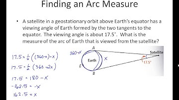 12-4 Angle Measures and Segment Lengths