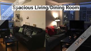 High Floor Luxurious 2-Bedroom and 2-Bathroom Condo at 628 Fleet St!