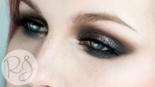 Melt Cosmetics Gun Metal Metallic Eye Makeup Tutorial  | Rebecca Shores