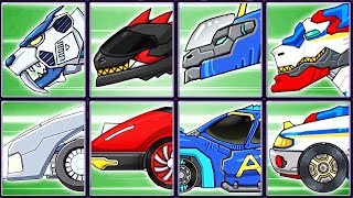 Dino Robot Corps #18: Smilodon & Transformer Cars | Eftsei Gaming