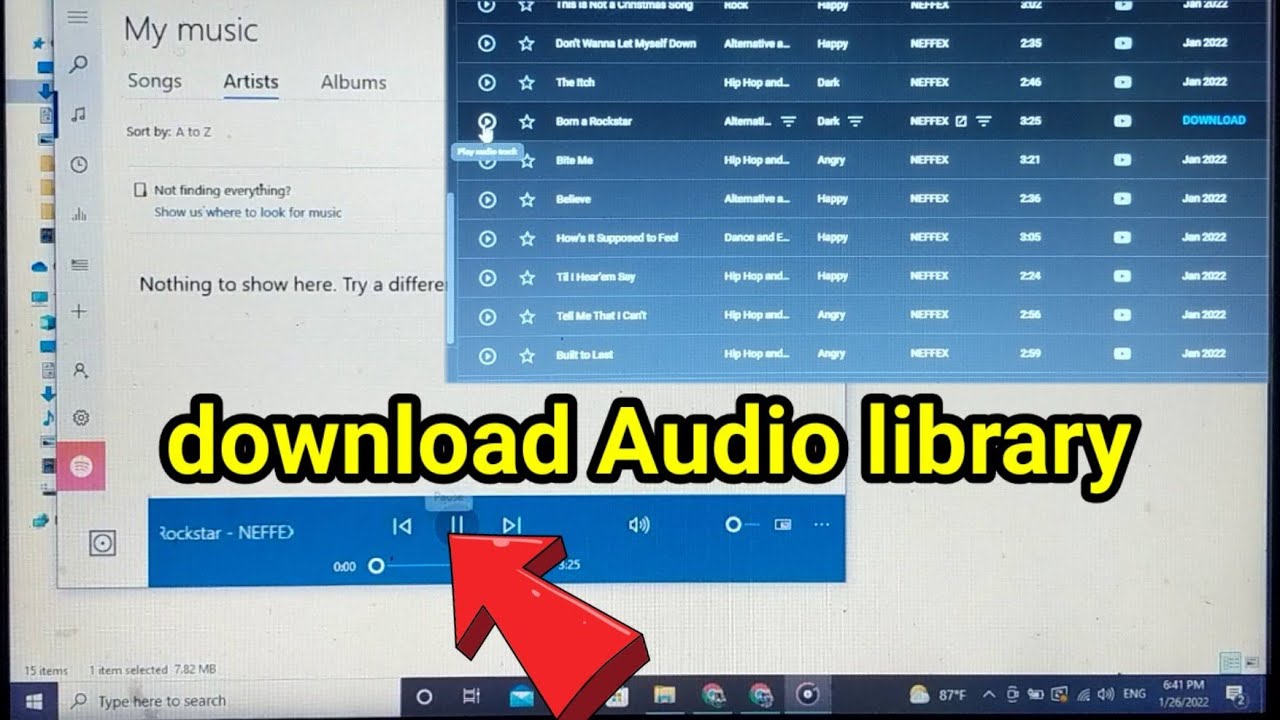 How to download Audio library in computer - YouTube