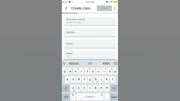 How to create class in Google classroom app. [ In mobile]